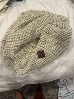 The North Face Cream Knit Infinity Scarf